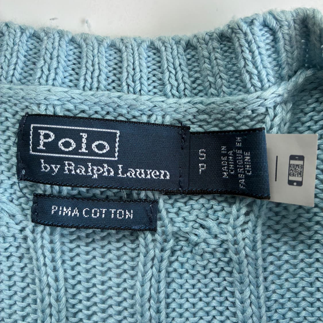 Polo  폴로 랄프로렌 Qr신형 꽈배기 반팔 니트 상품이미지4