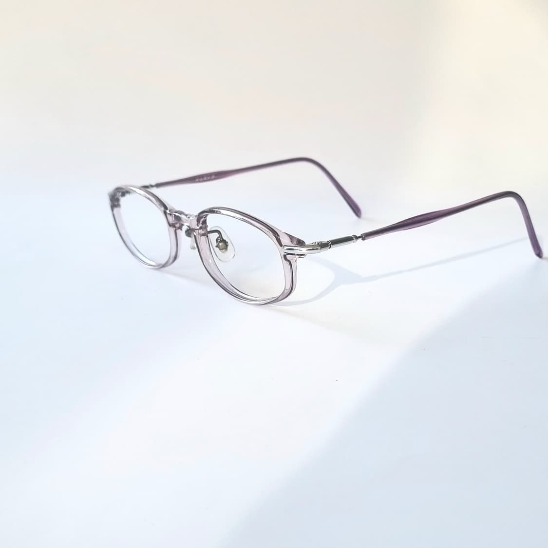 데드스탁 클리어 라벤더 오벌형 안경테 436 상품이미지4