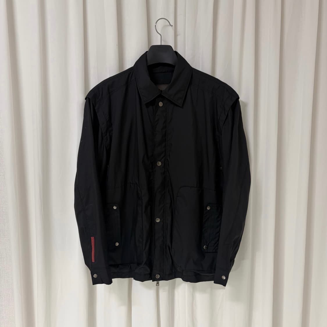 00s 프라다 스포츠 레드라벨 지퍼 자켓 (베스트 활용 가능) 상품이미지2