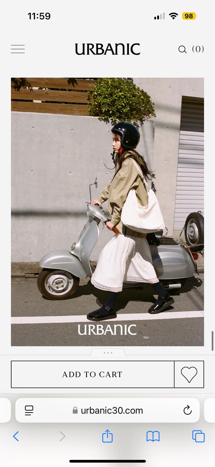 urbanic30 얼바닉 newspaper bag 뉴스페이퍼 백 상품이미지2