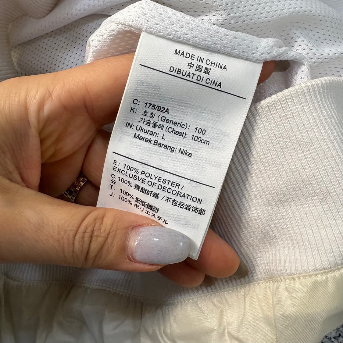 L 나이키 후드 바람막이 자켓 0330J 상품이미지6