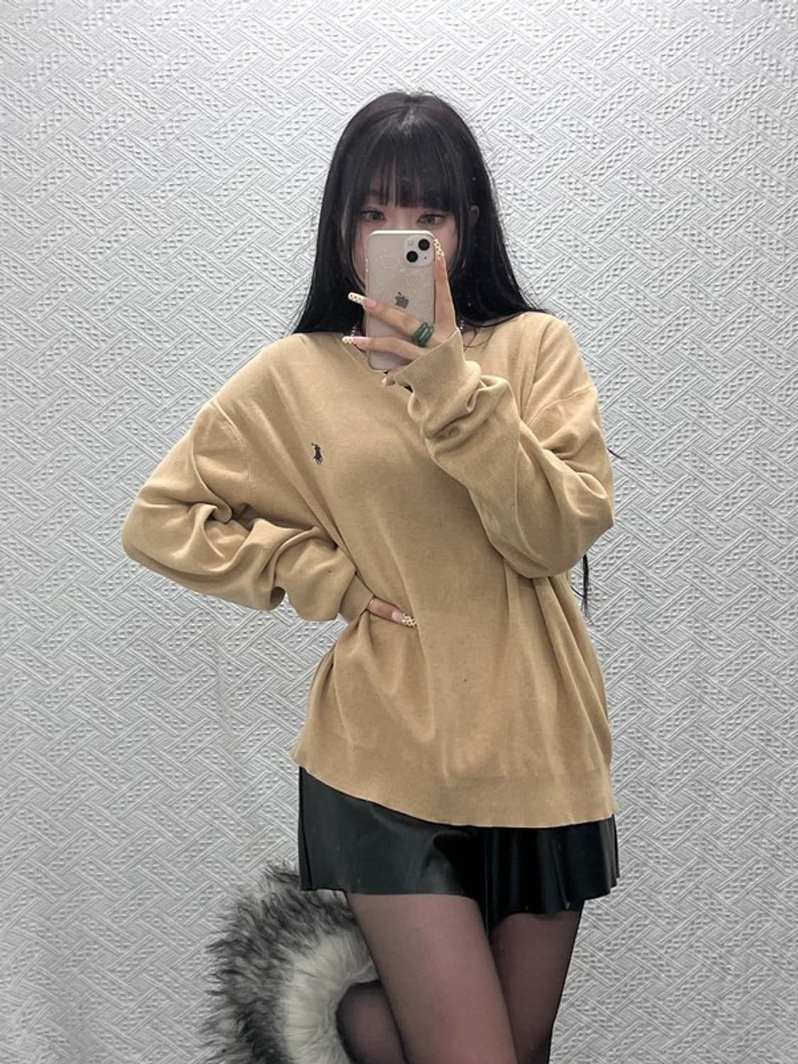 폴로 랄프로렌 모던 캐주얼 빈티지 피마코튼 니트 XL C09850 상품이미지2