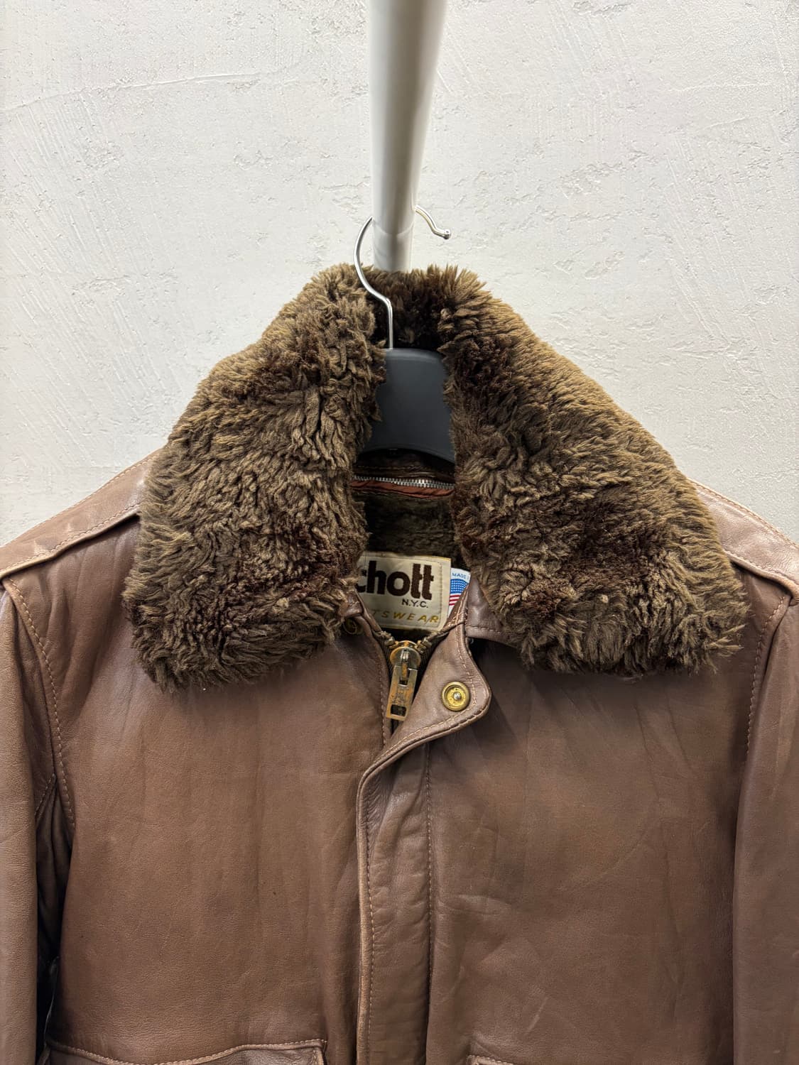 Schott사의 G-1 항공 가죽 자켓 100 상품이미지3