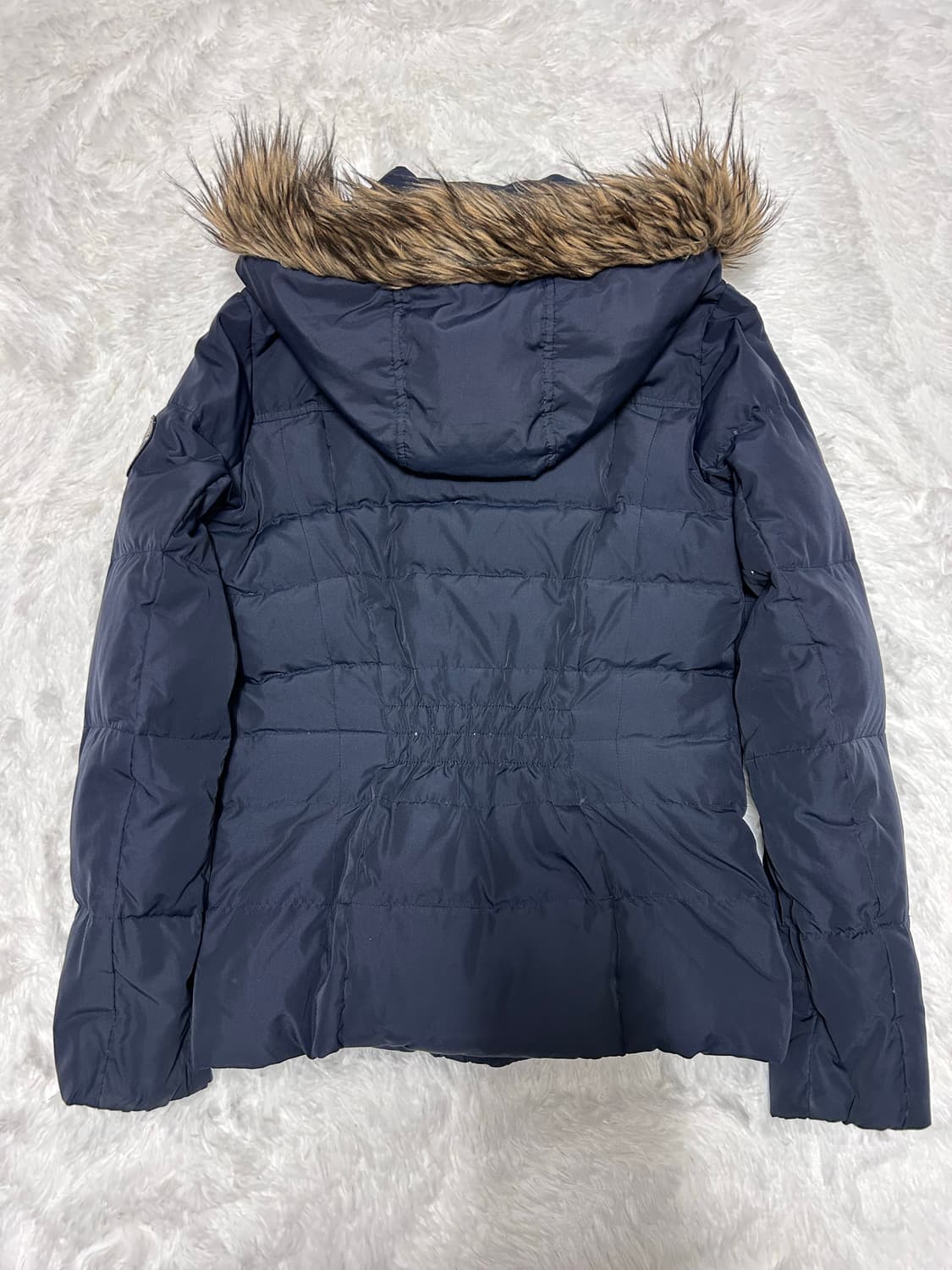 Abercrombie y2k navy fur padding 상품이미지4