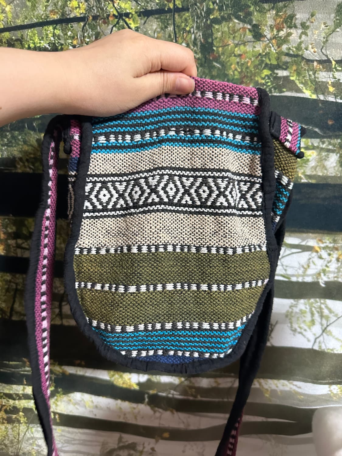 빈티지 히피 크로스백 에스닉 페이즐리 모리 모리걸 상품이미지5