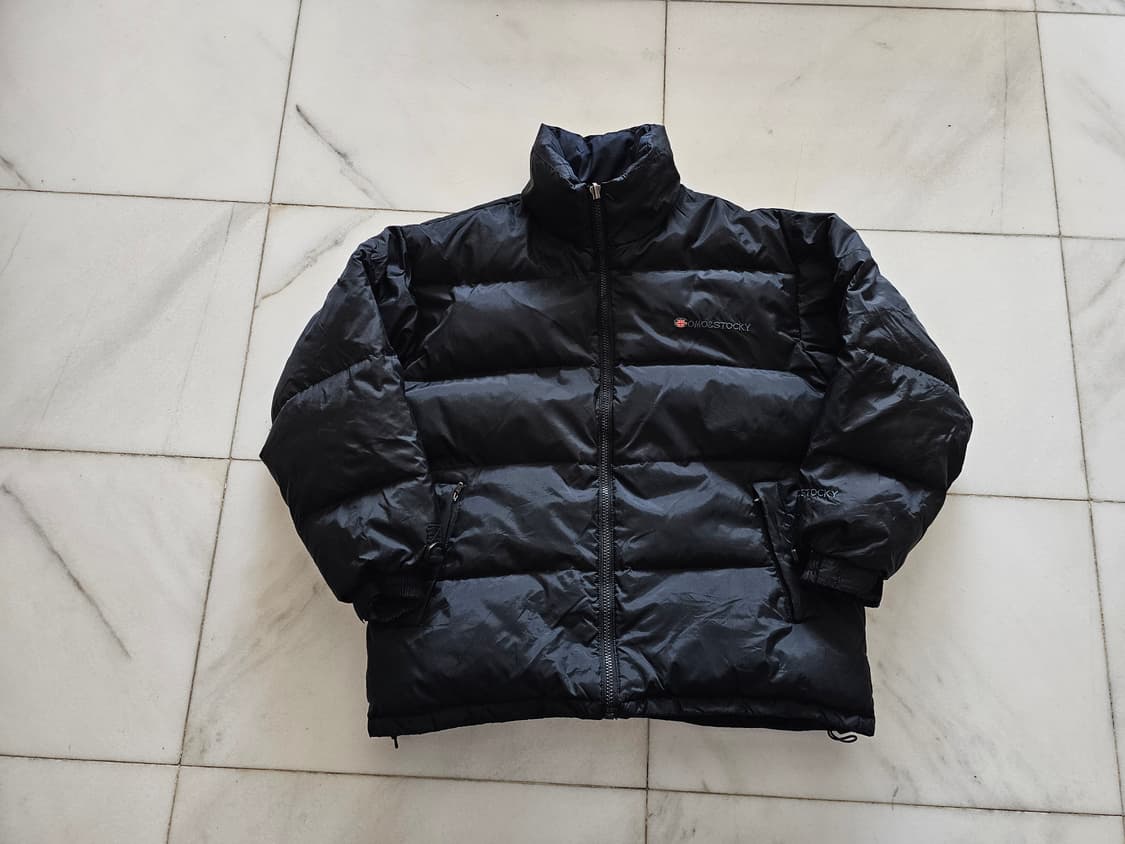 빈티지 (오리털 100%) COMO&STOCKY 리버시블 패딩 자켓 (L 상품이미지1