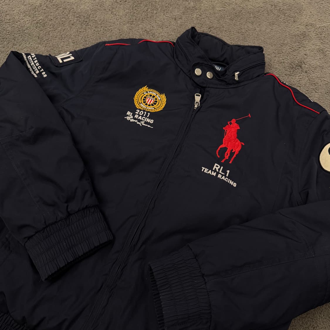 [ 정품/L ] 폴로랄프로렌 2011 레이싱 USA 패디드 자켓 상품이미지1
