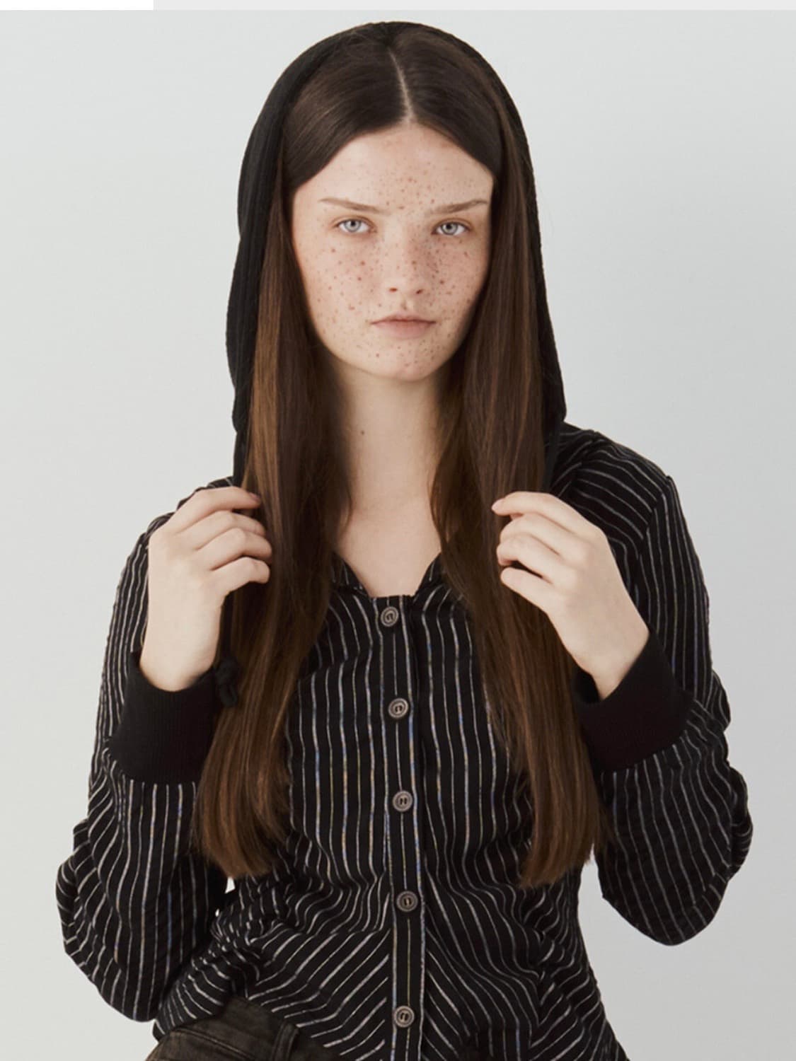 쎄쎄쎄 스트라이프 셔링 후드  상품이미지3