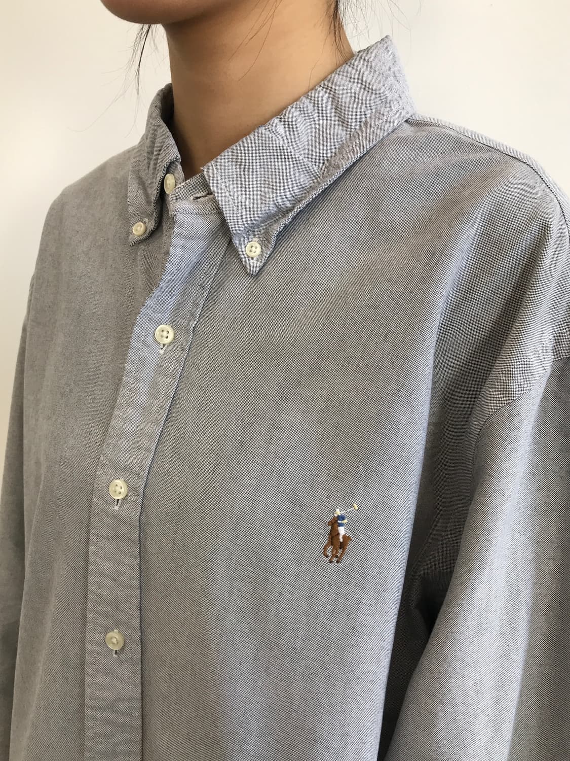 Polo Ralph Lauren Oxford Shirt Grey 상품이미지2