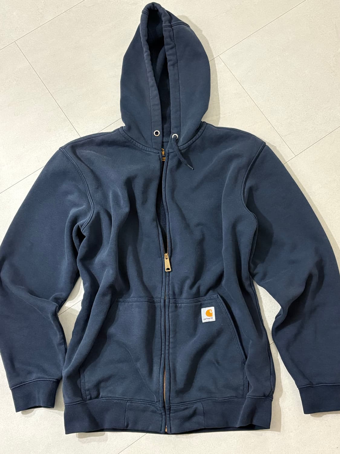 칼하트 후드집업 네이비 상품이미지1