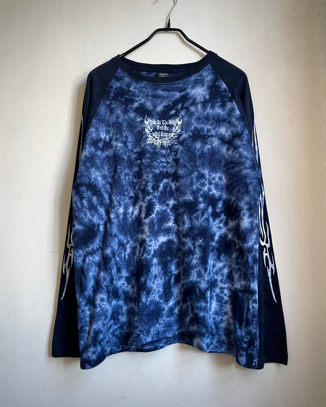 Vintage Tribal Flame Tie-Dye Long Sleeve 상품이미지3