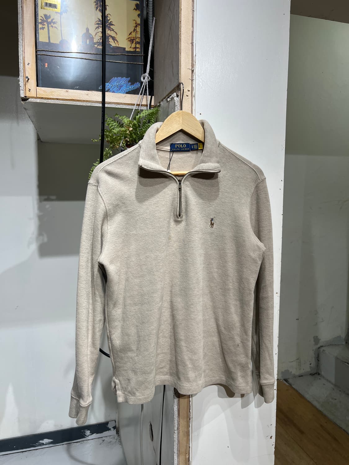 폴로 랄프로렌 반집업 니트 상품이미지2