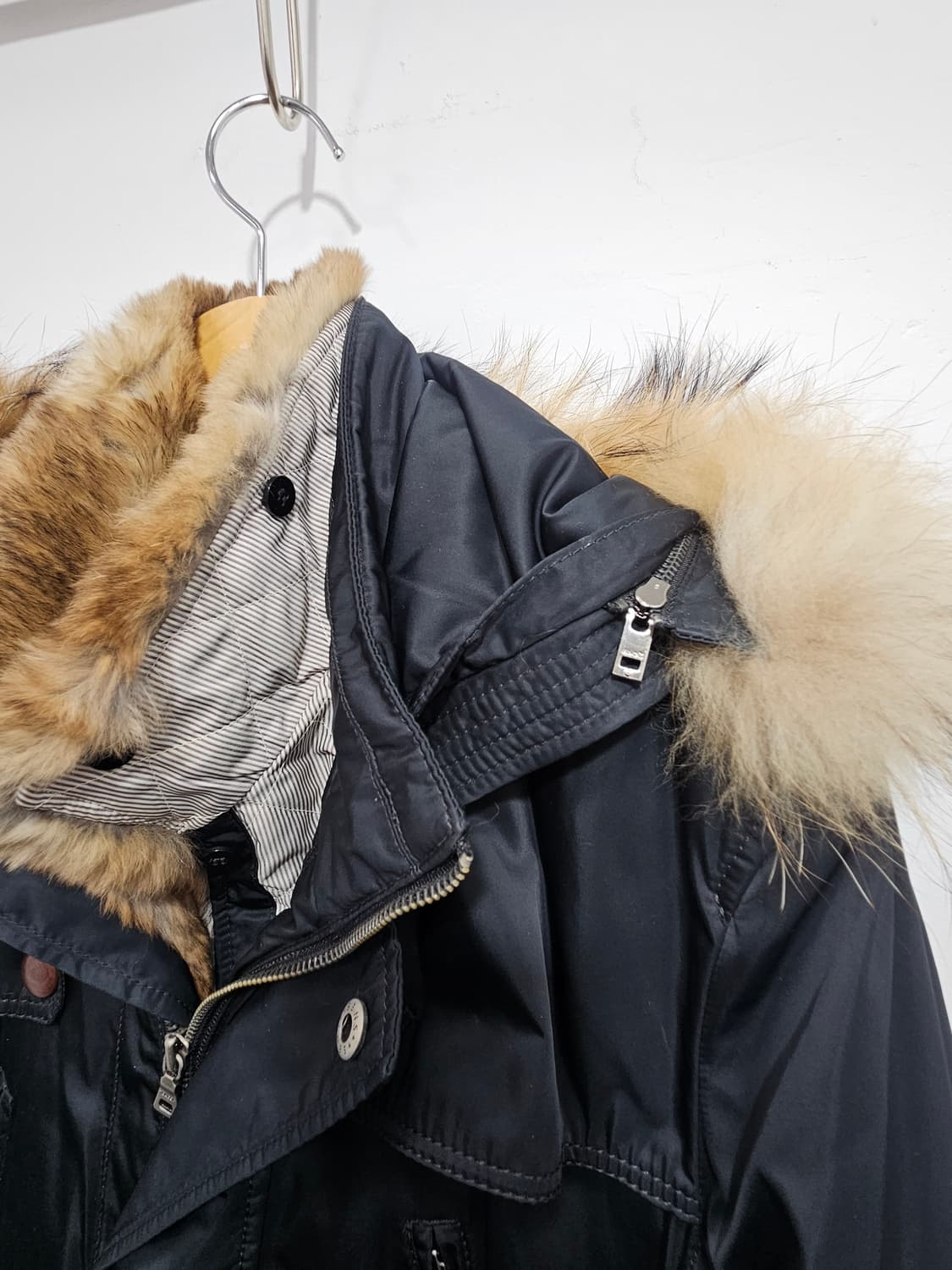 앤드지(AND Z)후드 퍼 야상 점퍼 100 상품이미지8