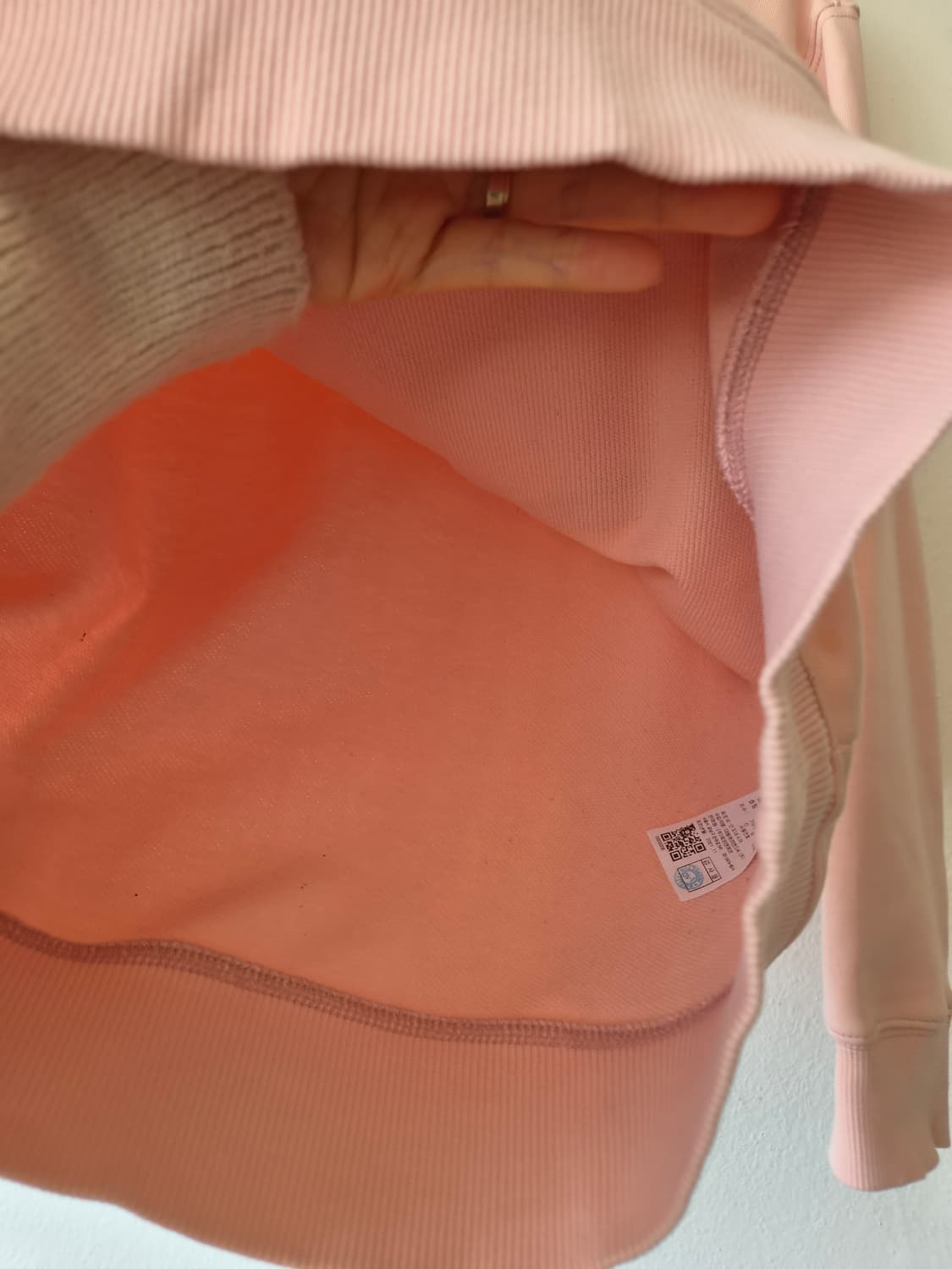 디스커버리 키즈 연핑크후드티셔츠 160사이즈 상품이미지5