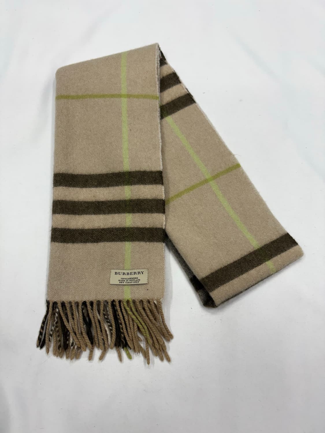 버버리 체크 캐시미어 머플러 스카프 상품이미지4