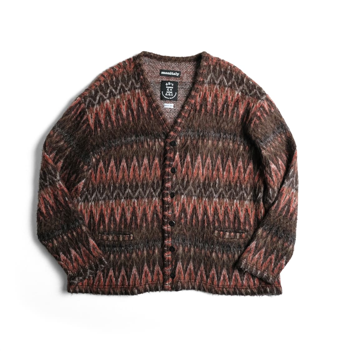 모니탈리 쉐기 V넥 가디건 L(103-105)사이즈 상품이미지3