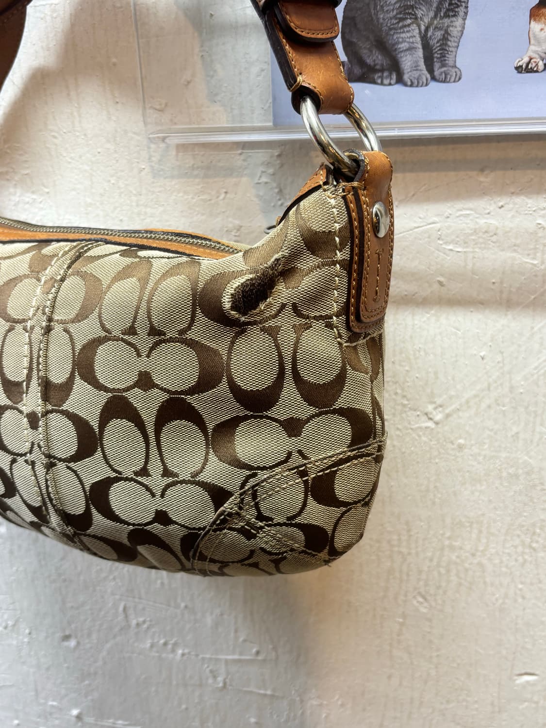 코치 빈티지 시그니처 호보 숄더백 상품이미지9