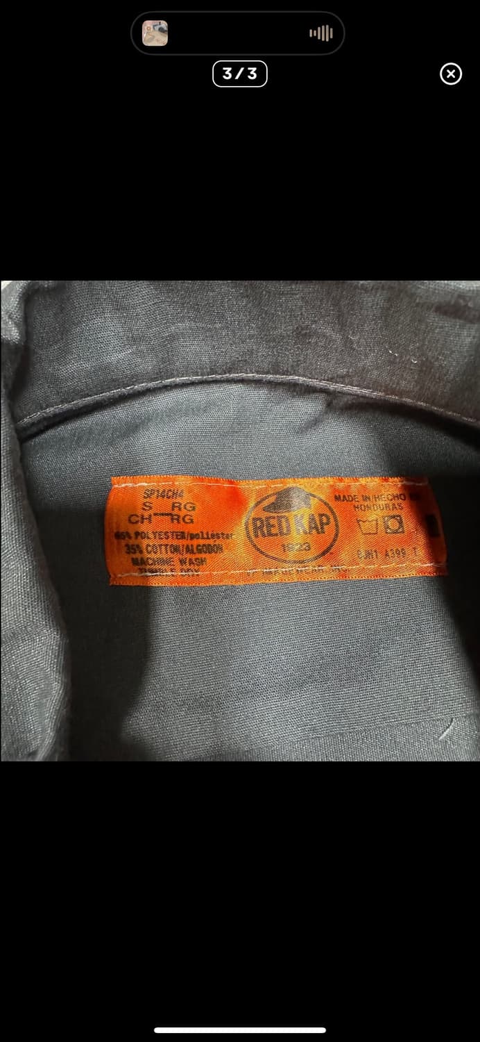 (바배) 빈티지 네이밍 패치 워크 셔츠 상품이미지3