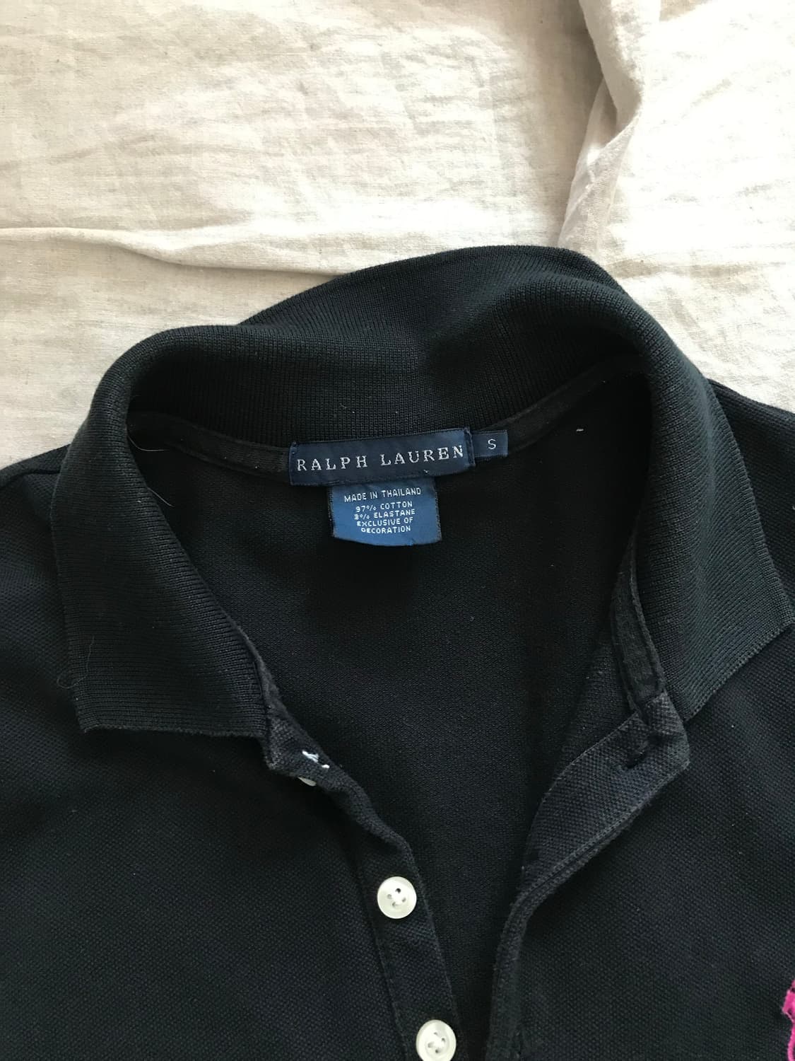 폴로 랄프로렌 여성라인 포니로고 블랙 카라티 상품이미지7