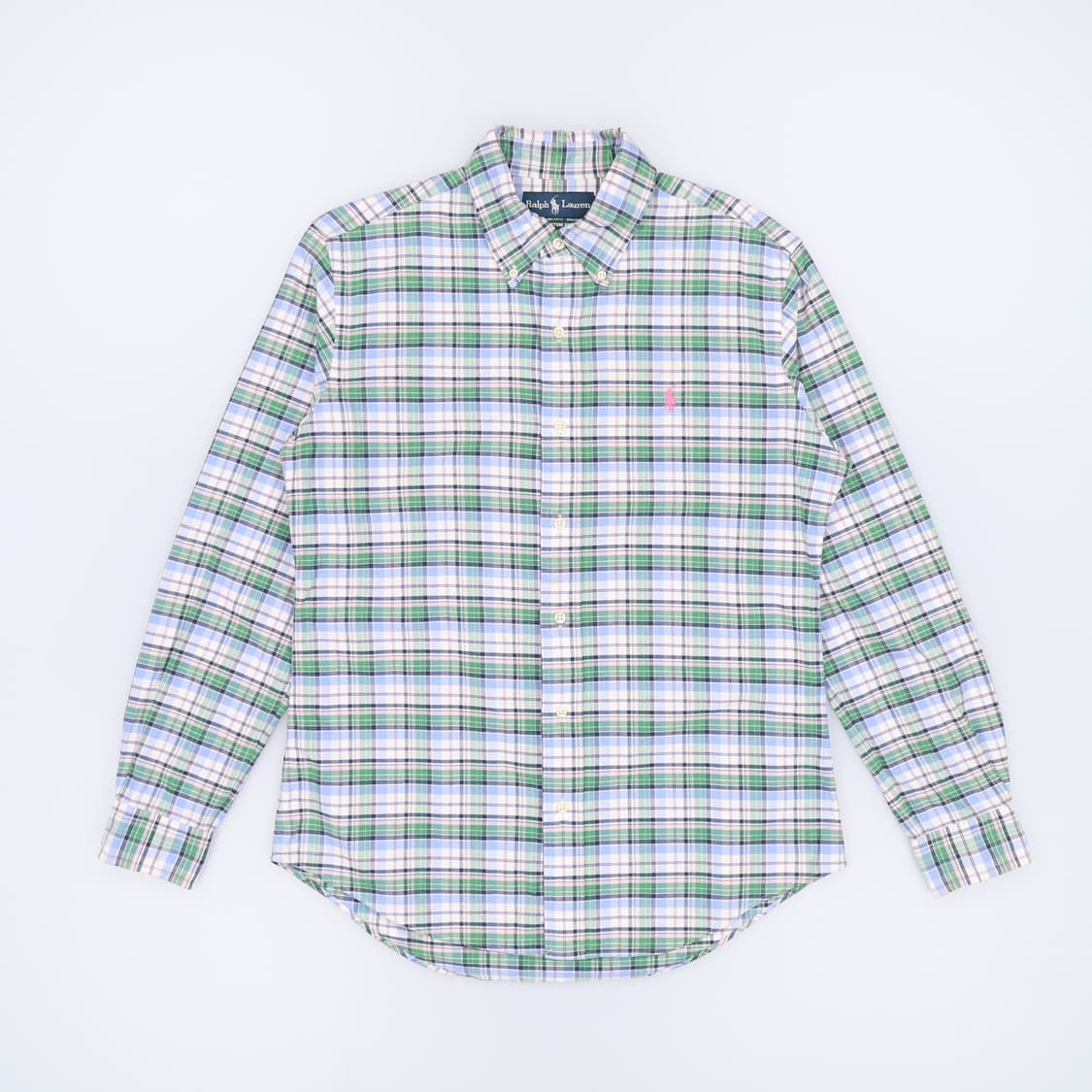 M 폴로 커스텀핏 마드라스 타탄 체크 셔츠 남방 4104 상품이미지1