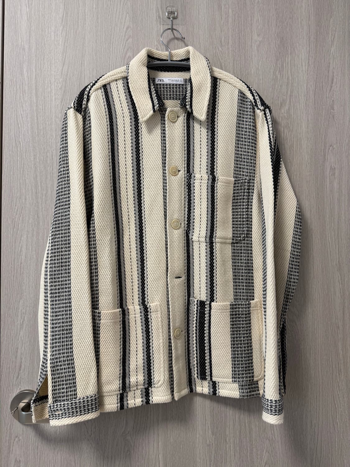 자라 zara 스트라이프 자켓 M 상품이미지1