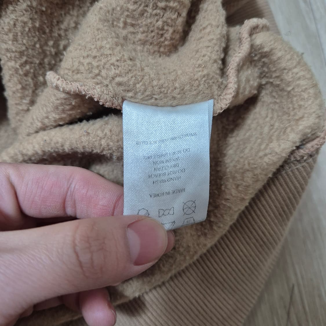 챈스챈스 빅로고 오버핏 크롭컷 후드집업 FREE 상품이미지5