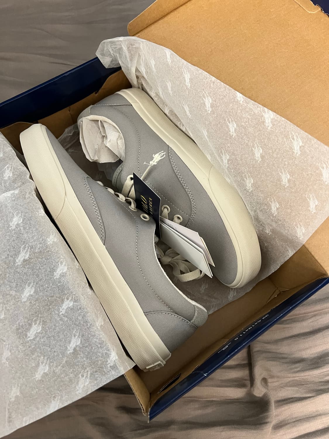 폴로 랄프로렌 키튼 스니커즈 그레이 270 새제품 상품이미지2