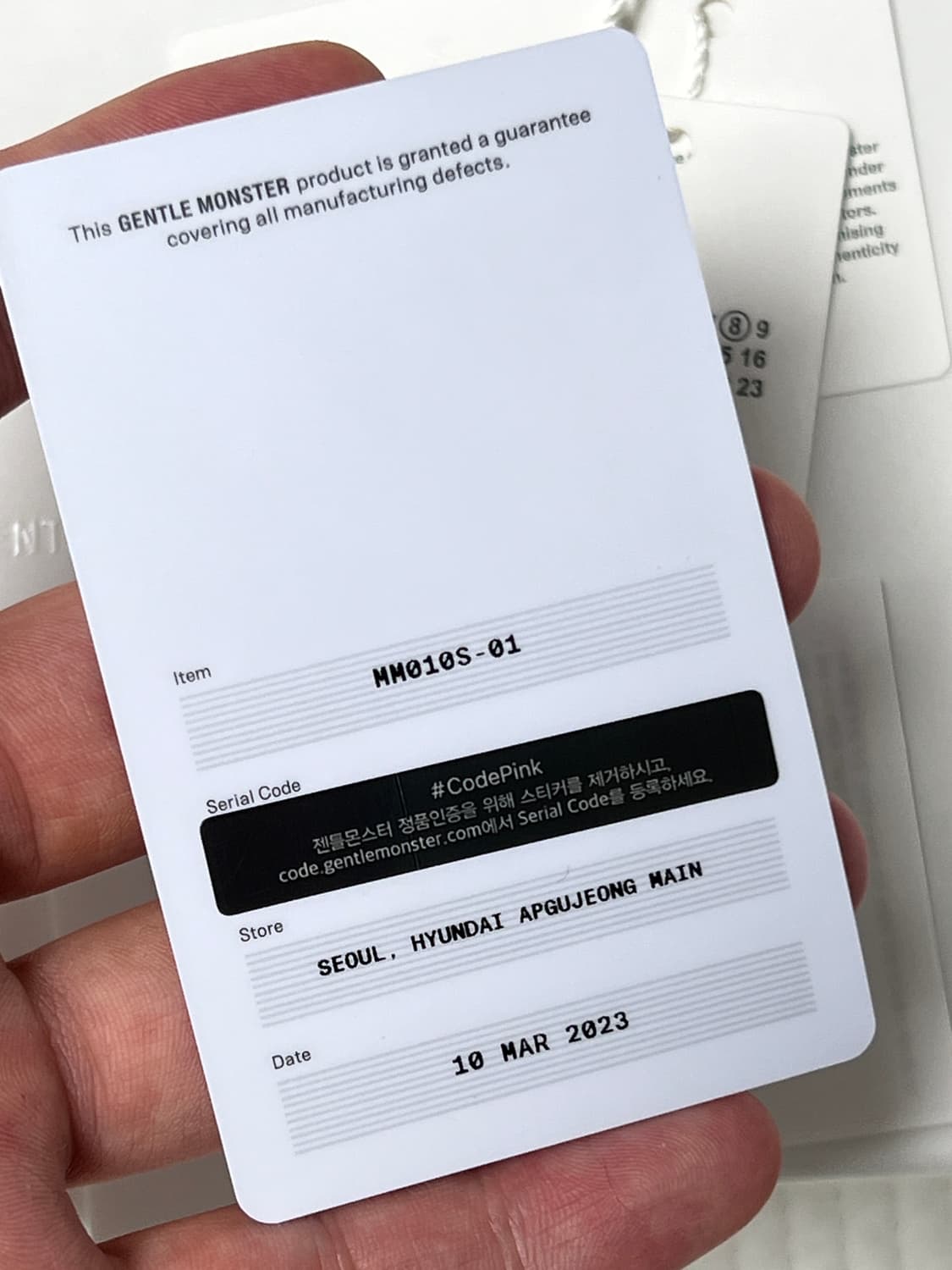 [젠틀몬스터x마르지엘라] mm010s / 블랙 상품이미지3