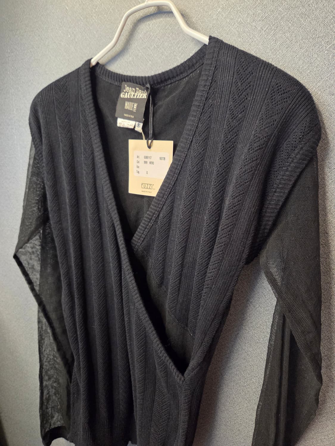 장폴고티에 시스루랩니트 (새상품) 상품이미지3