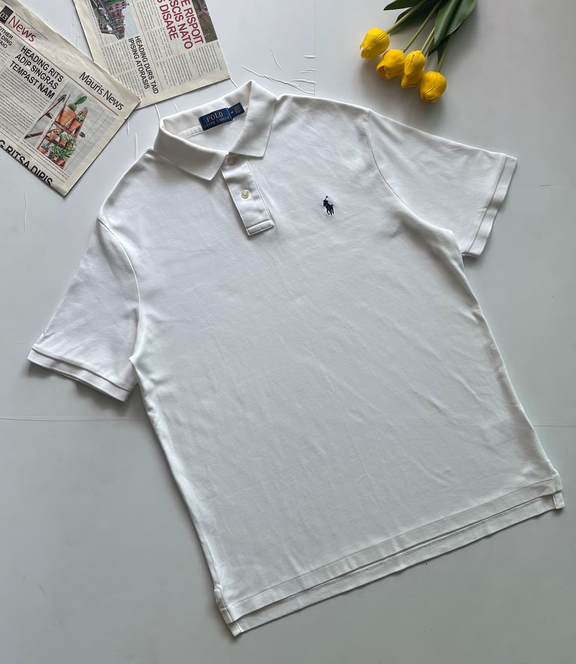 Polo 폴로랄프로렌 화이트 카라티 상품이미지1