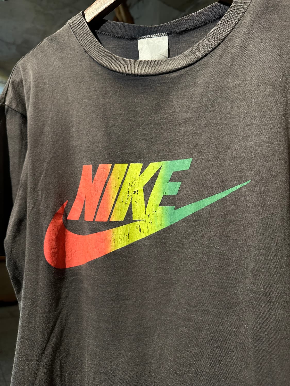 90s USA Nike 빈티지 나이키 썬페이딩 반팔 티셔츠 상품이미지3