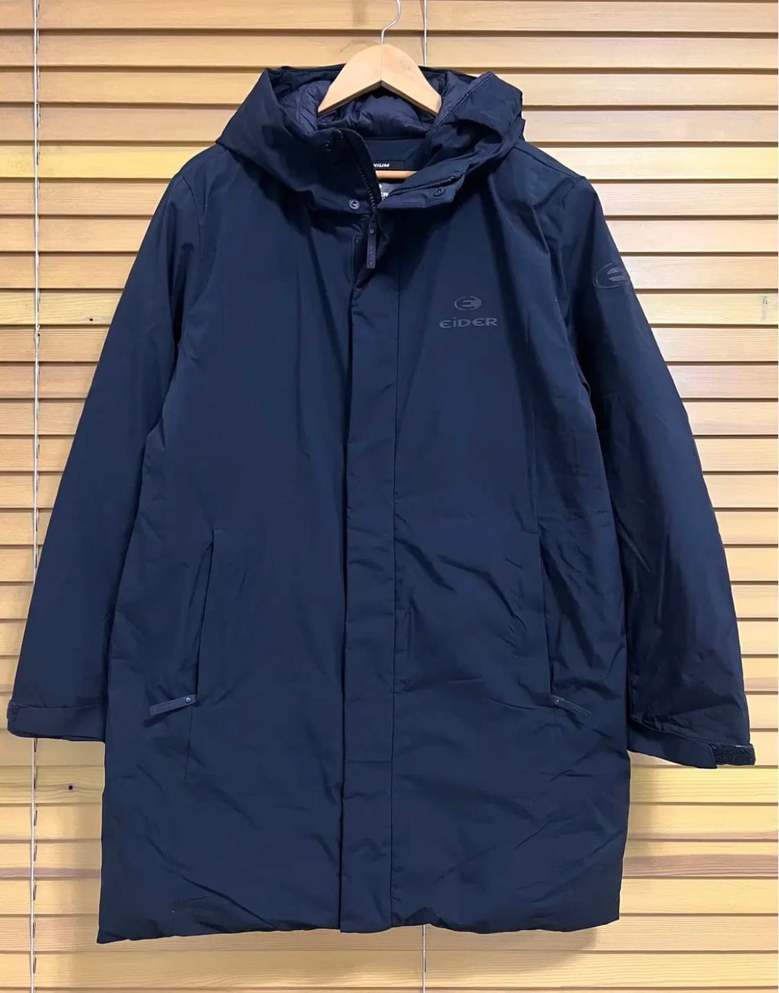 아이더 남성 블랙 구스다운패딩점퍼 후드점퍼 L 상품이미지2