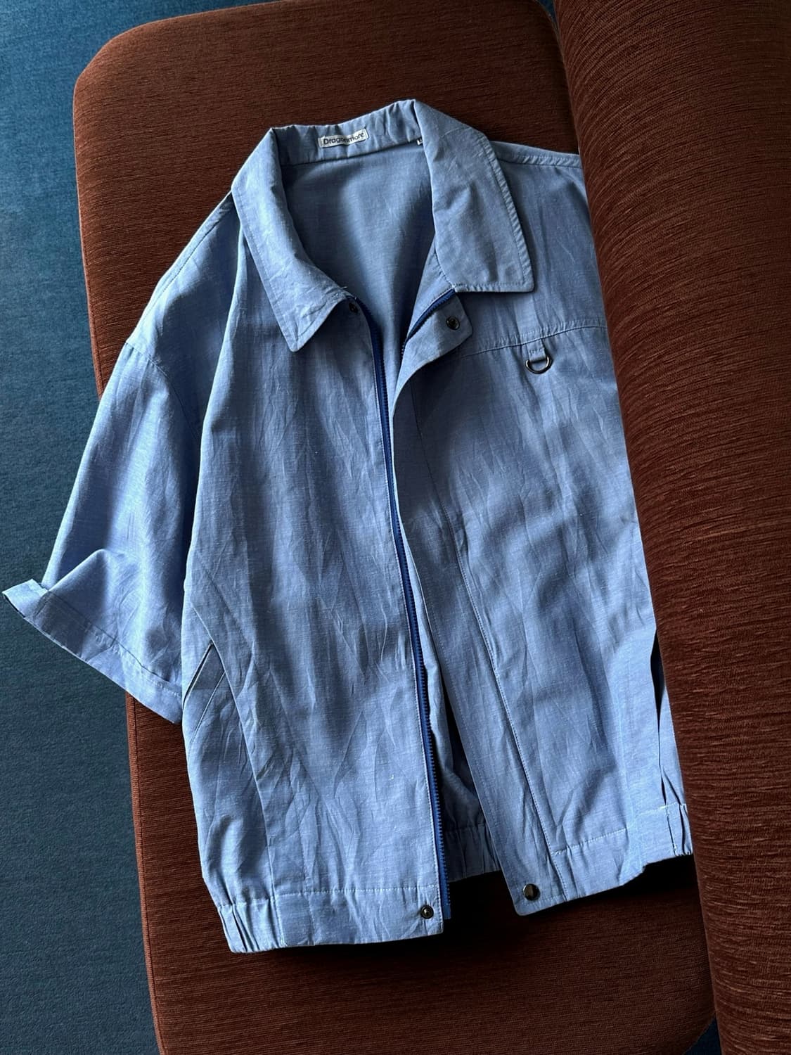 JPN made light cotton linen design blous 상품이미지4
