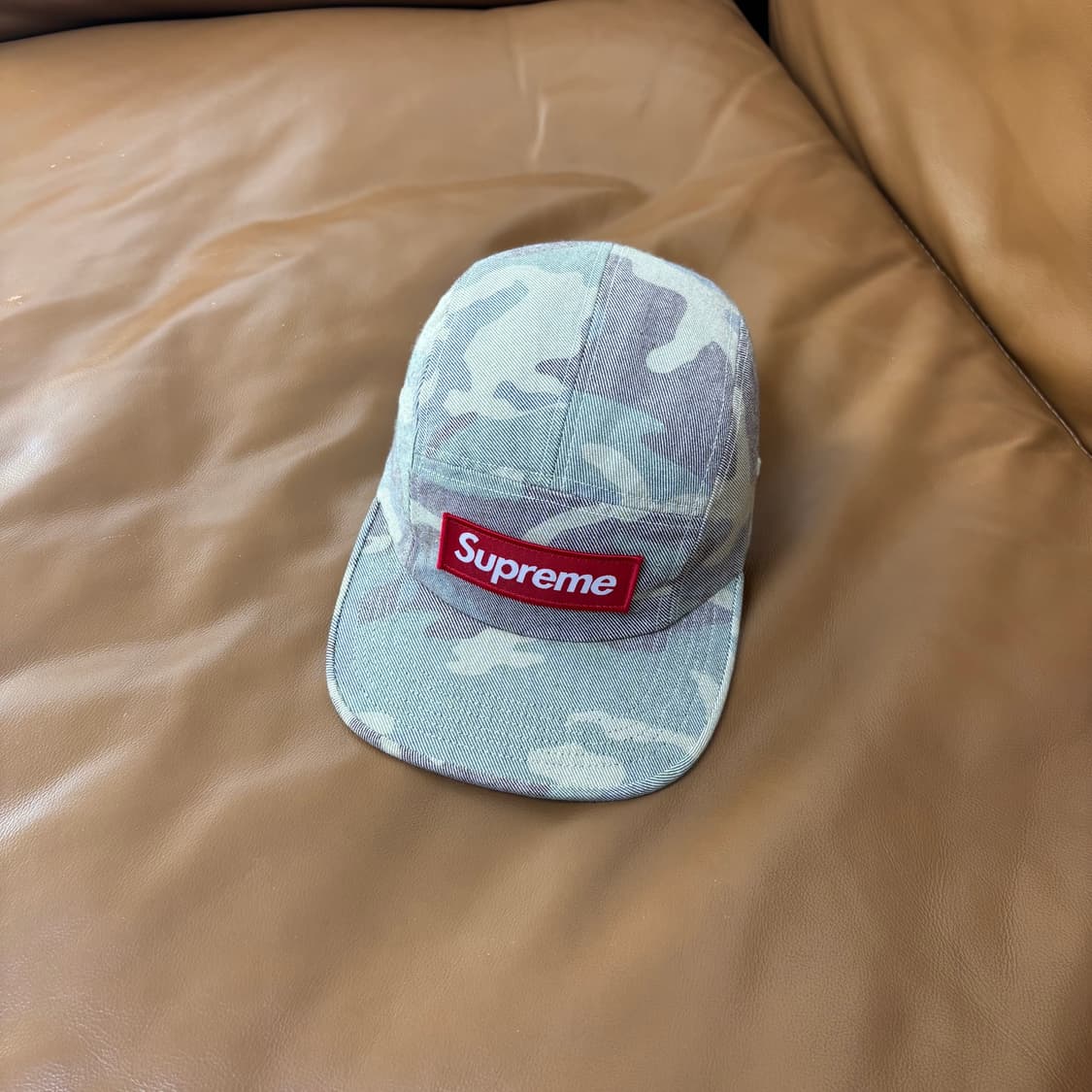 Supreme 슈프림 워시드 카모 캠프캡 모자 (Washed Camo) 상품이미지1