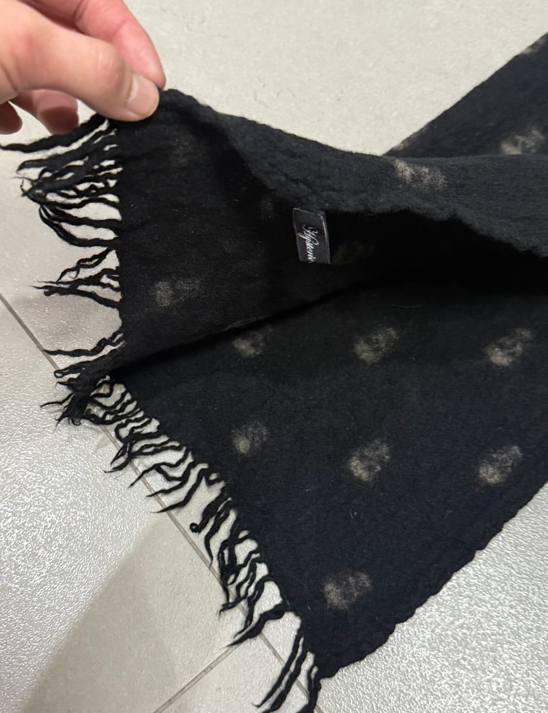 히스테릭 글래머 아카이브 아이코닉 해골 패턴 대형 머플러 스카프 목도리 상품이미지2