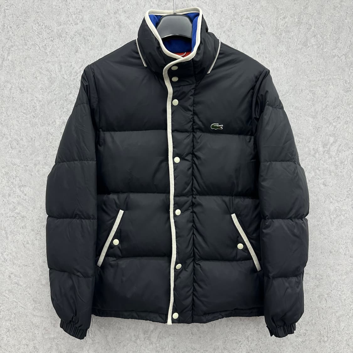 95 라코스테 화이트 라인 포인트 남자 덕다운 패딩 상품이미지1