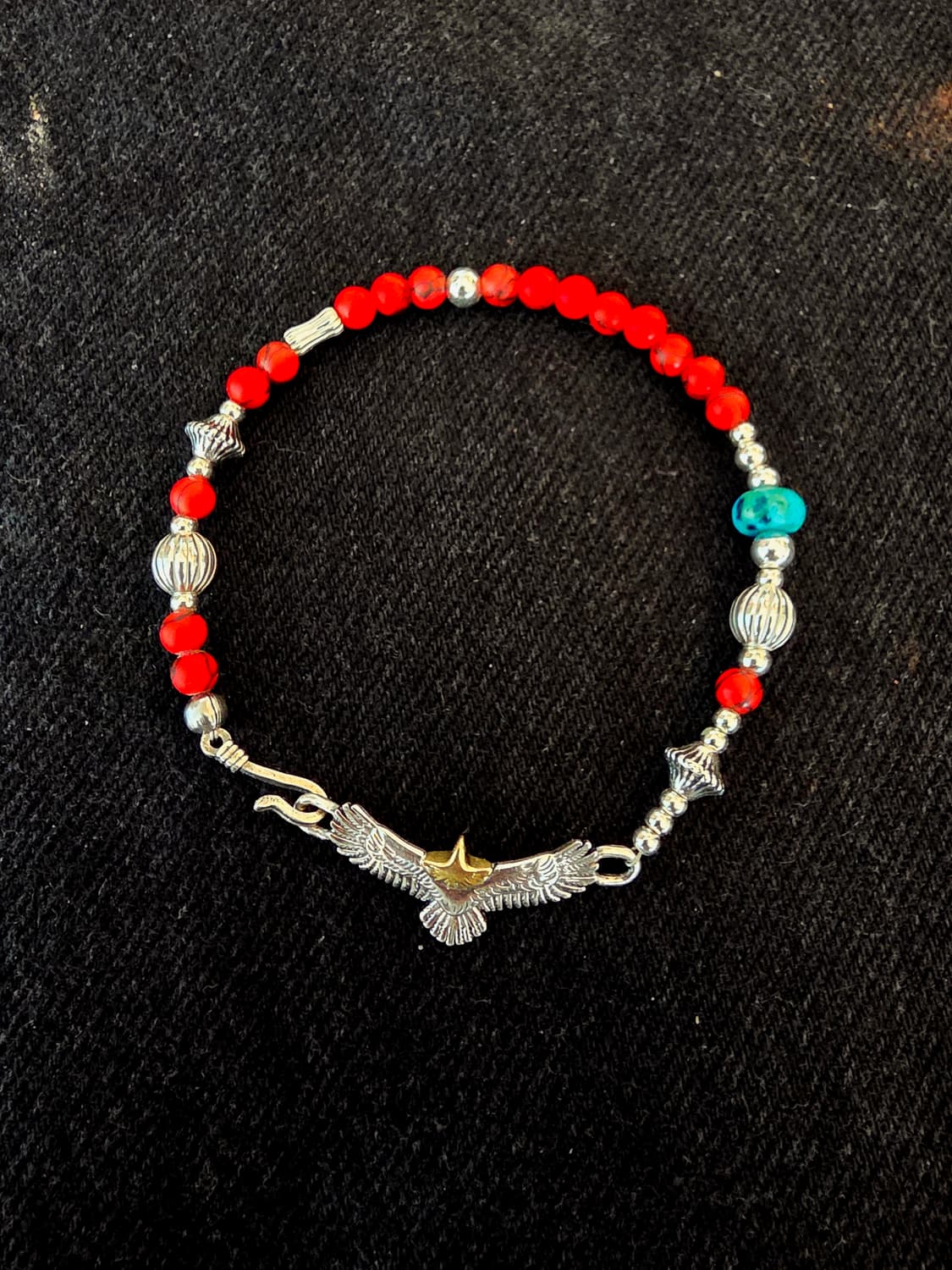 3Cross silver egle Navaho bracelet 상품이미지5