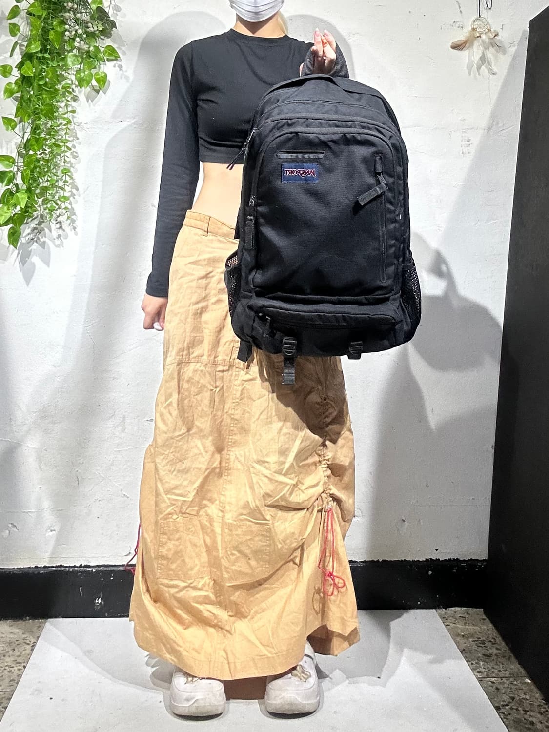 잔스포츠 블랙 엔보이 백팩 학생 책가방  상품이미지2