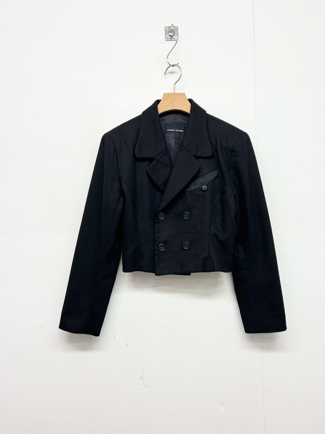 히스테릭글래머 크롭 블랙 자켓 상품이미지1