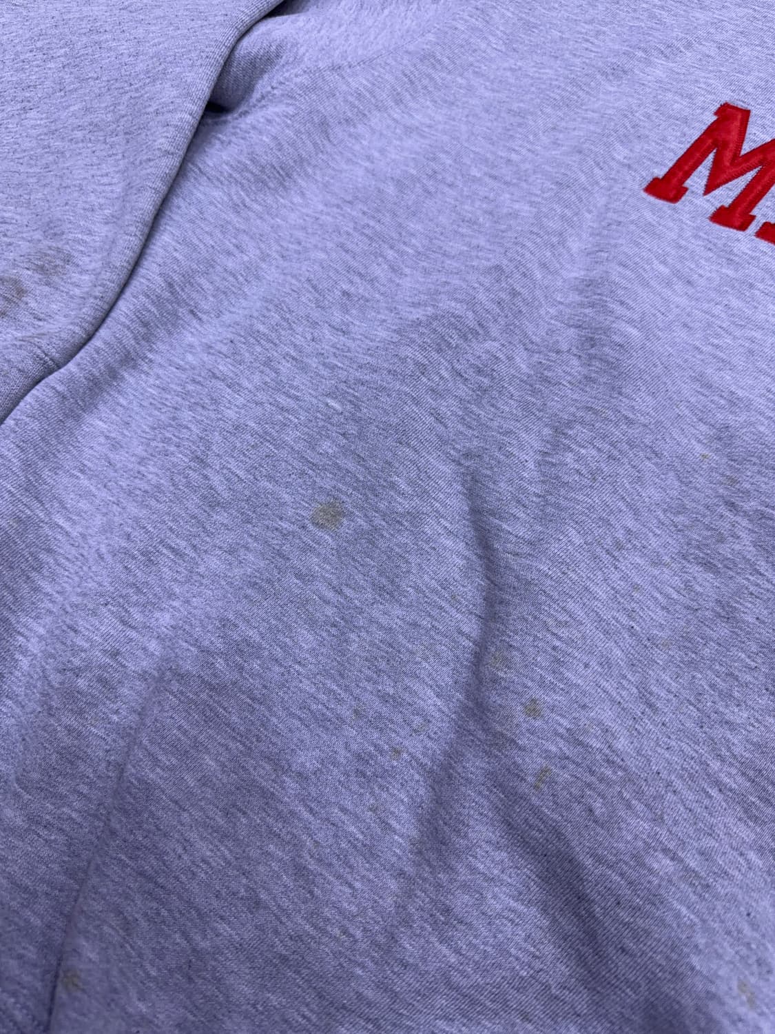 나이키 메릴랜드 패치 자수 맨투맨 스웻셔츠 그레이 XL 상품이미지7
