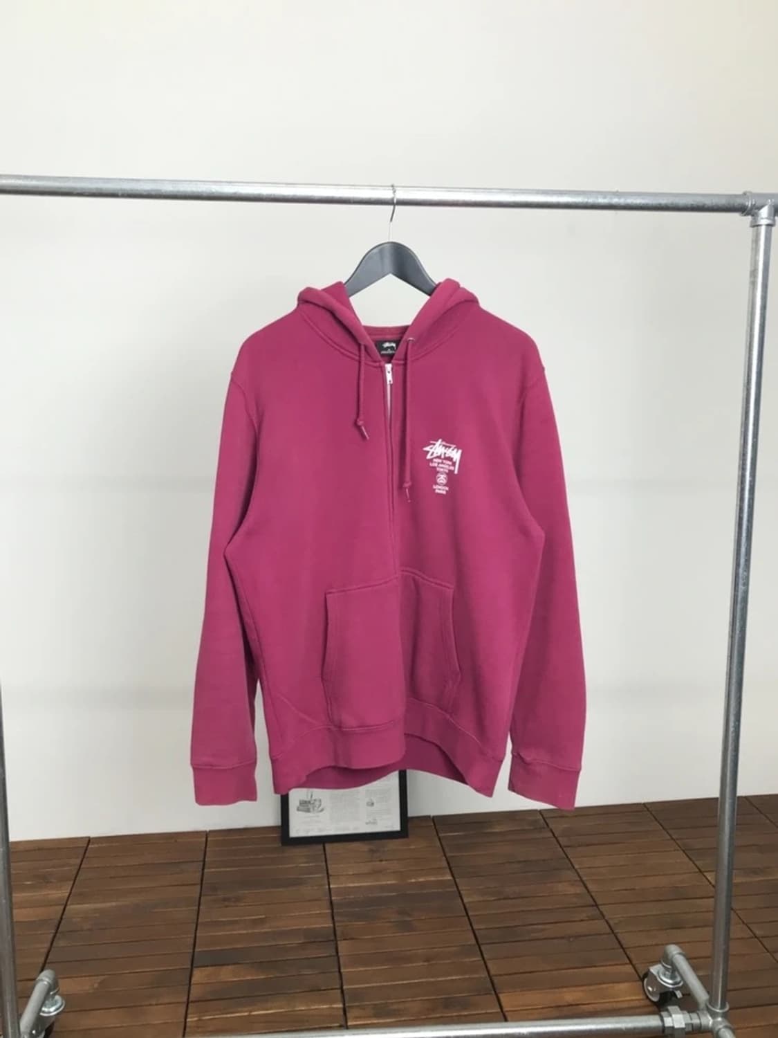 00's Stussy World Tour Zip Hoodie 상품이미지4