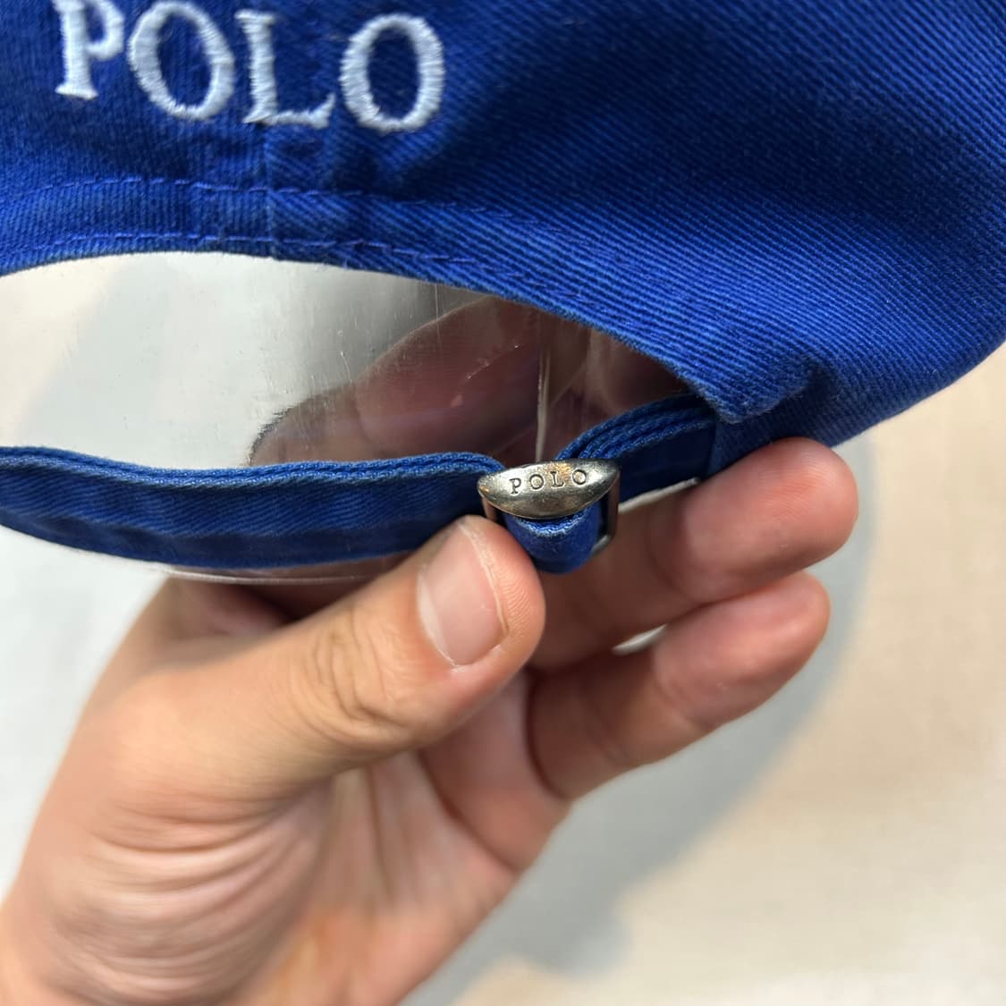 폴로 랄프로렌 블루 볼캡 모자 신형 큐알탭 상품이미지5