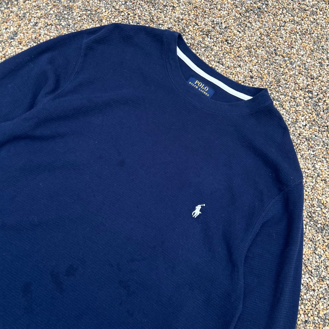 폴로 (POLO RalphLauren)네이비 와플 니트 상품이미지2