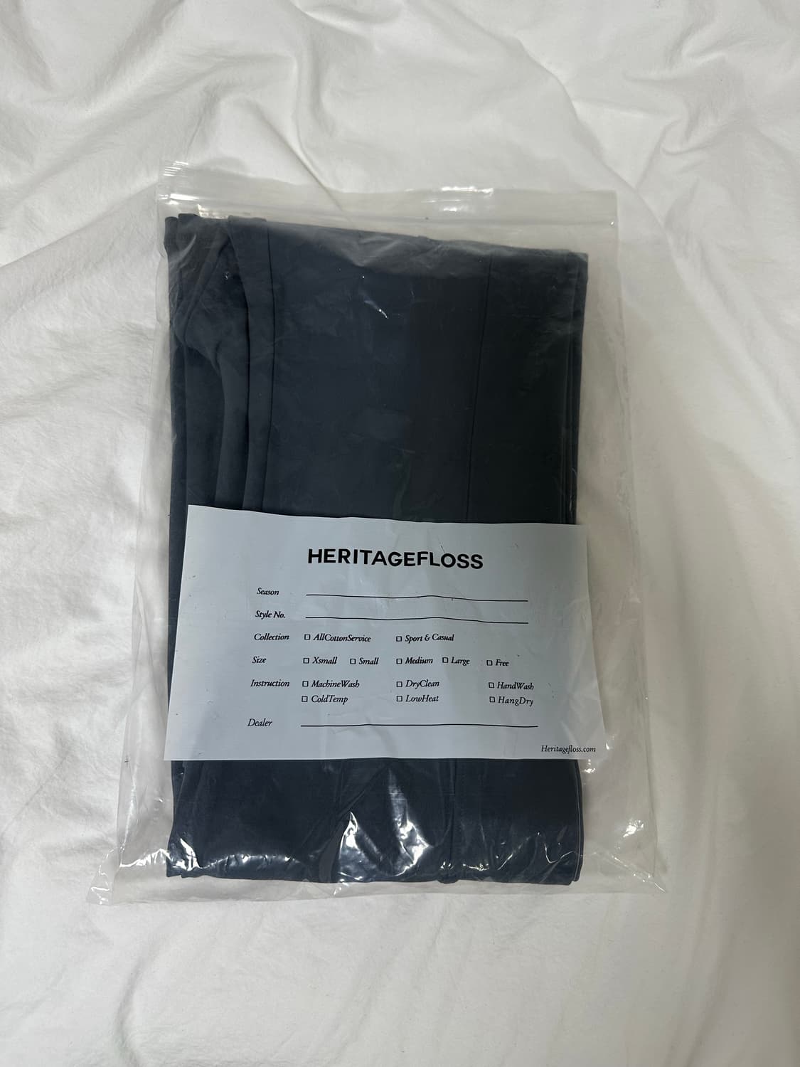 헤리티지플로스 하이라이즈 플레어 팬츠 회색 상품이미지3