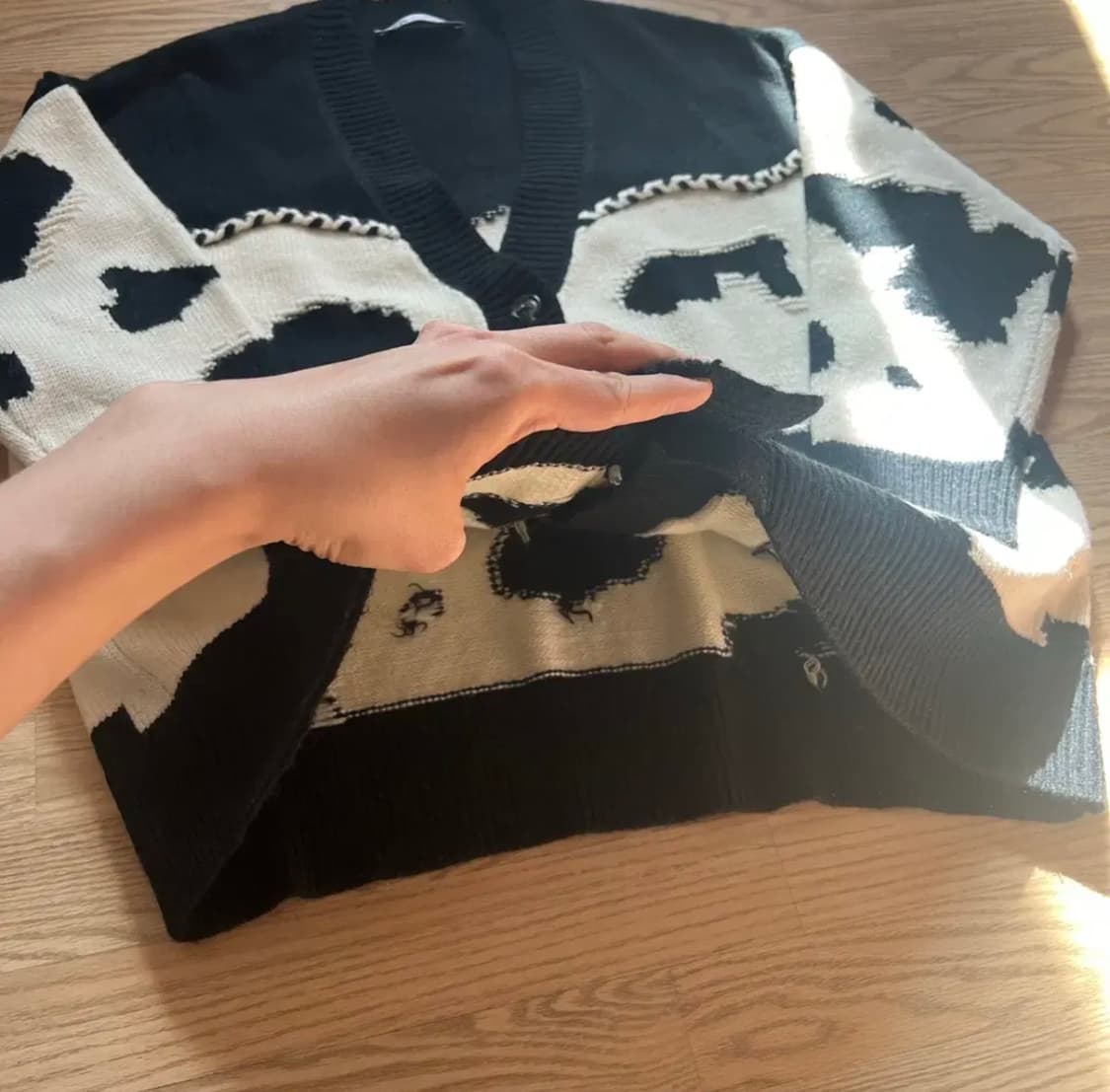 [ZARA] 자라 자수 패턴 가디건 상품이미지4