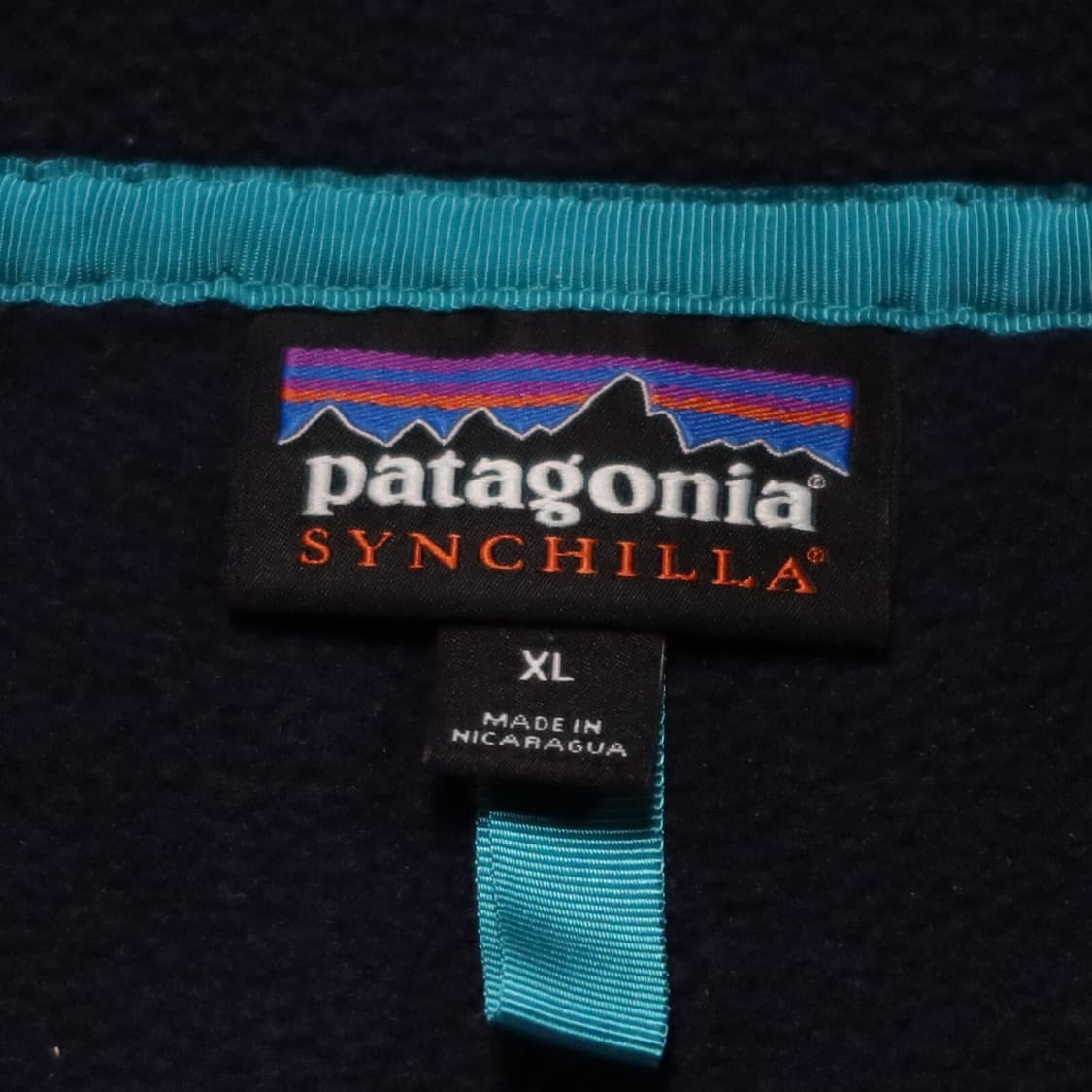 16FW 파타고니아 신칠라 스냅-T 네이비/레드/블루 니카라과 상품이미지4