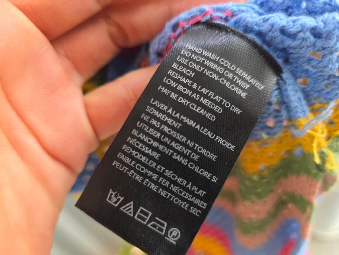 코바늘 뜨게실 니트민소매탑 상품이미지8