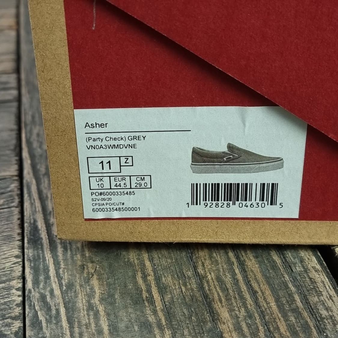 [반스](새상품) 슬립온 그레이 M19385 상품이미지9