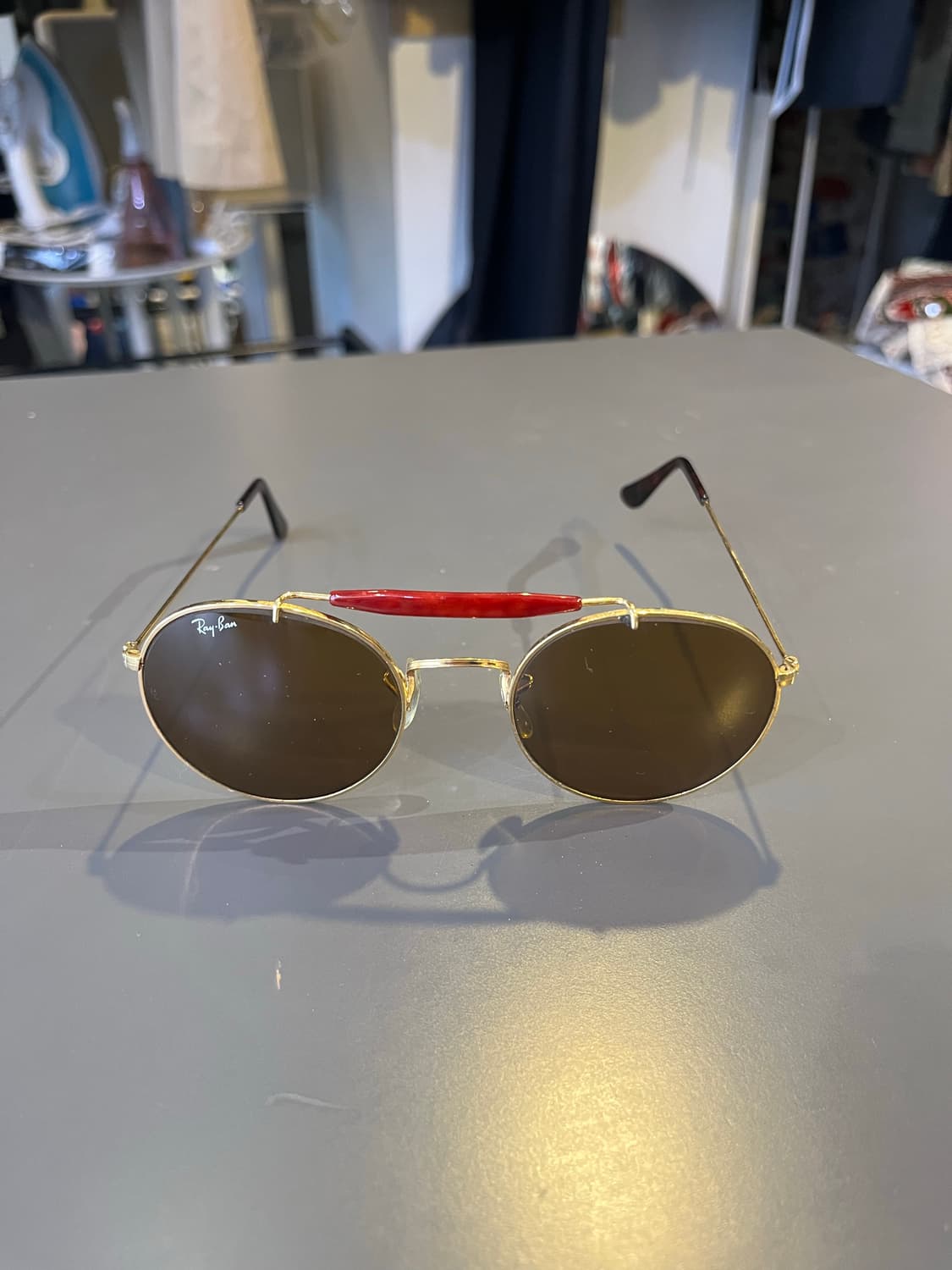 레이밴 B&L 빈티지 라운드 브라우바 선글라스 (미국제) 상품이미지4
