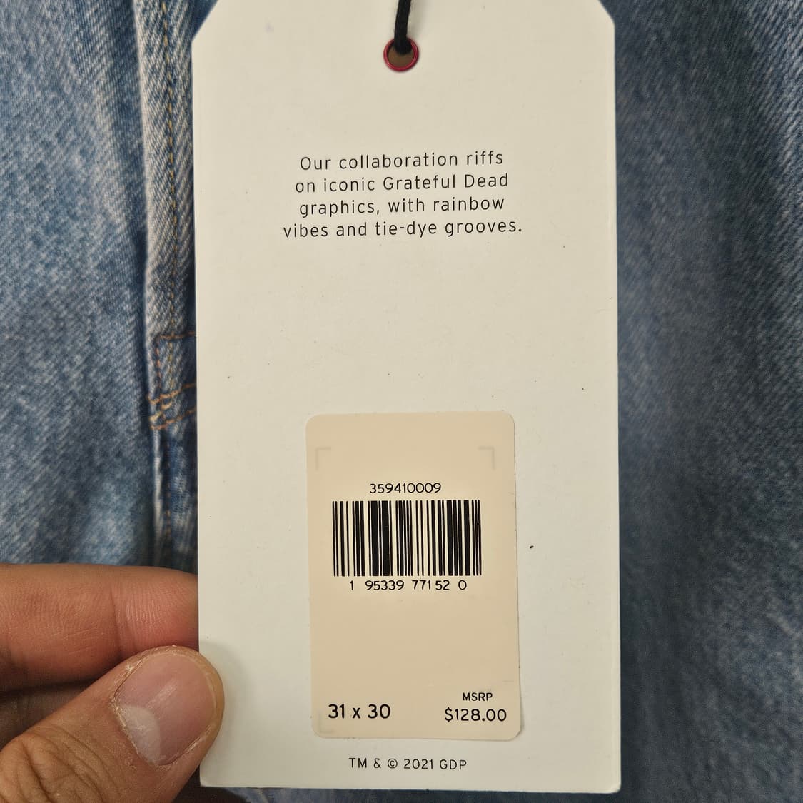 리바이스×그레이트풀데드 501 상품이미지3